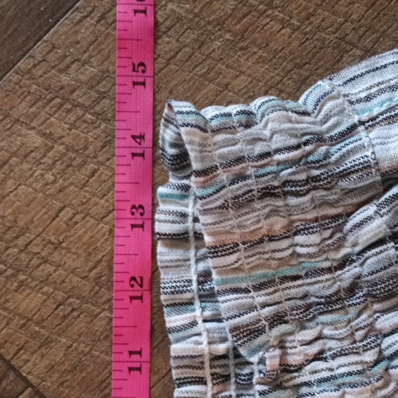 Kate Park striped drawstring Beach pants💙 - Picture 5 of 9